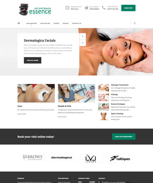 Essence Web Design Example